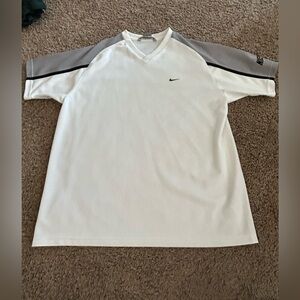 Vintage Y2K mesh shirt Nike v neck